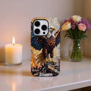 Opnieuw rijzende Adelaar, Vuurachtige Opstijging iPhone 16 Pro Hoesje