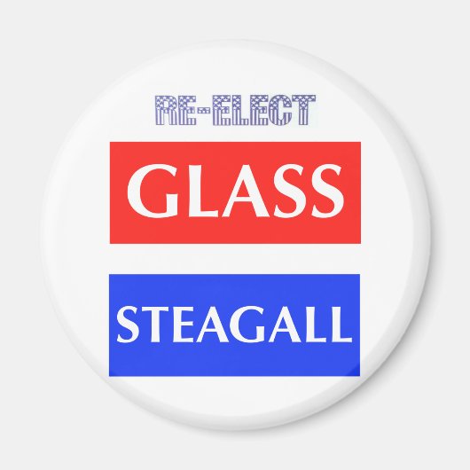 OPNIEUW SELECTEREN Glass Steagall Magneet (Voorkant)