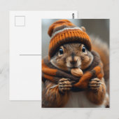 Opnieuw snacken - Squirrel Ai afbeelding Briefkaart (Voorkant / Achterkant)