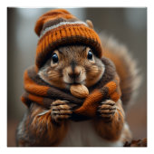 Opnieuw snacken - Squirrel Ai afbeelding Perfect Poster (Voorkant)