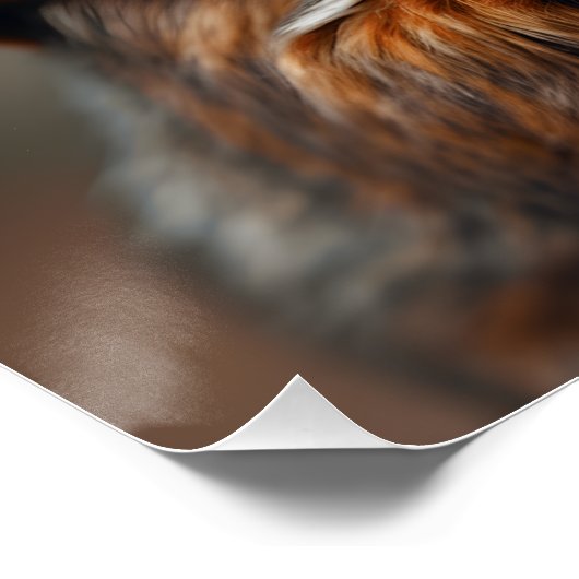 Opnieuw snacken - Squirrel Ai afbeelding Perfect Poster (Hoek)