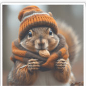 Opnieuw snacken - Squirrel Ai afbeelding Sticker (Voorkant)