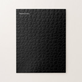 Opnieuw | Solid Black Funny Legpuzzel