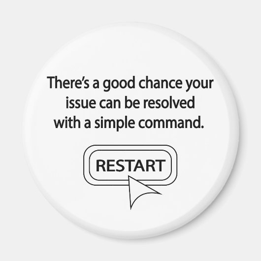 Opnieuw starten magneet (Voorkant)