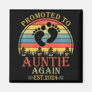 Opnieuw Tante Est 2024 Zwangerschapsaankondiging  Magneet