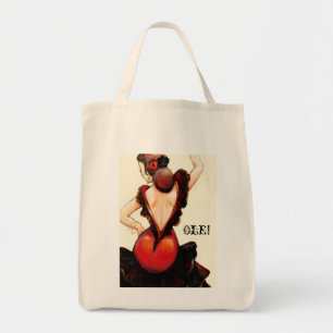 Opnieuw te gebruiken Flamenco-winkels Tote Bag