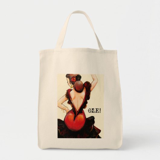 Opnieuw te gebruiken Flamenco-winkels Tote Bag (Voorkant)