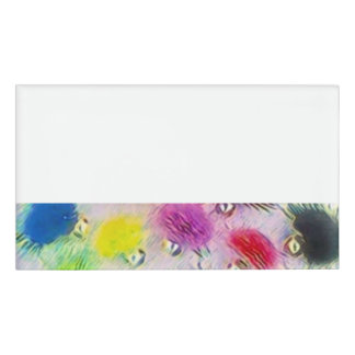 opnieuw te gebruiken naam tag Fluff Party-ontwerp