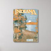 Opnieuw thuis in Indiana Canvas Afdruk (Voorkant)