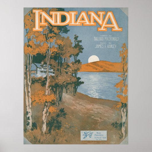 Opnieuw thuis in Indiana Poster (Voorkant)