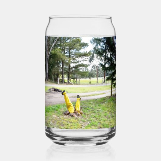 Opnieuw verdwaald in de tuin blikvorm glas (Voorkant)