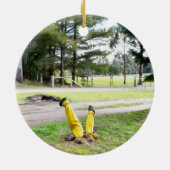 Opnieuw verdwaald in de tuin keramisch ornament (Achterkant)