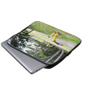 Opnieuw verdwaald in de tuin laptop sleeve (Voorkant onderkant)