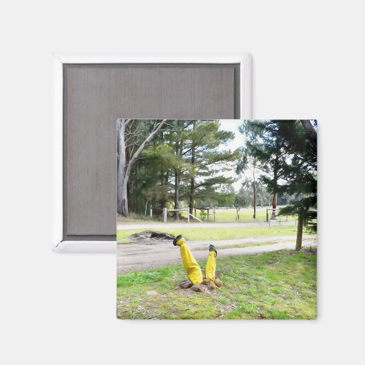 Opnieuw verdwaald in de tuin magneet (Voorkant / Achterkant)