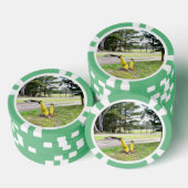 Opnieuw verdwaald in de tuin poker chips (Opstapeling)