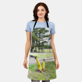 Opnieuw verdwaald in de tuin schort (Gedragen)