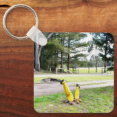 Opnieuw verdwaald in de tuin sleutelhanger (Voorkant)