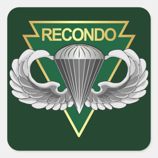 Opnieuw Vierkante Sticker (Voorkant)