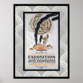 Opnieuw vormgegeven Charles Loupot Art Deco tentoo Poster (Voorkant)