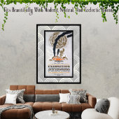 Opnieuw vormgegeven Charles Loupot Art Deco tentoo Poster
