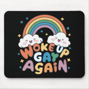 Opnieuw wakker Gay LGBT Pride Maand Groovy Muismat