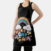 Opnieuw wakker Gay LGBT Pride Maand Groovy Schort (Insitu)