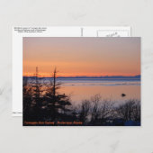 Opnieuw zonneset briefkaart (Voorkant / Achterkant)