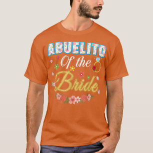 Opo van de bruid huwelijksfeest familie bloem t-shirt