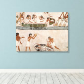 Opoffering en zuivering van een stier canvas afdruk (Insitu (Houten vloer))