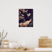 Opoffering Isaac door Rembrandt van Rijn Poster (Keuken)