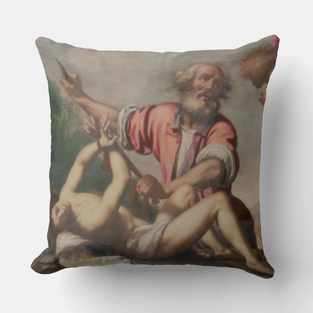 Opoffering van Isaac Kussen (Voorkant)