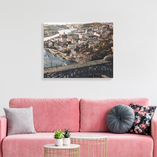Oporto Canvas Afdruk (Insitu (Woonkamer))