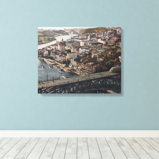 Oporto Canvas Afdruk (Insitu (Houten vloer))