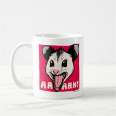Opossum "AHHH" and "UGH..." Koffiemok (Links)