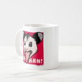 Opossum "AHHH" and "UGH..." Koffiemok (Voorkant links)