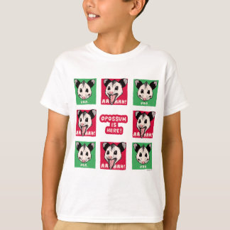 Opossum "AHHH" and "UGH..." T-shirt