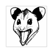 Opossum "AHHH" Rubberstempel (Afrduk)