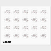 Opossum BEN IK WAARDIG Ronde Sticker (Vel)