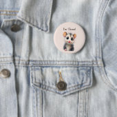 Opossum Birthday Button • Cute Woodland Party (In situ)