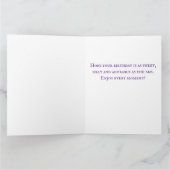 Opossum Birthday Card Kaart (Binnen)