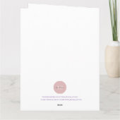 Opossum Birthday Card Kaart (Achterkant)