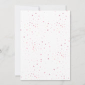 Opossum Birthday Invitation • Cute Woodland Party Save The Date (Achterkant)