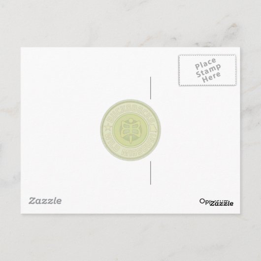 Opossum Briefkaart. Briefkaart (Achterkant)