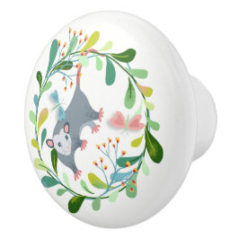 Opossum Cirkel Keramische Pull Keramische Knop