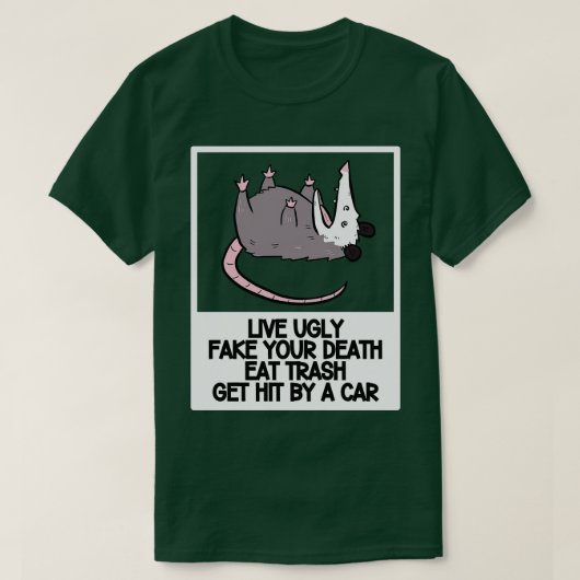 Opossum citaten 19 t-shirt (Design voorkant)
