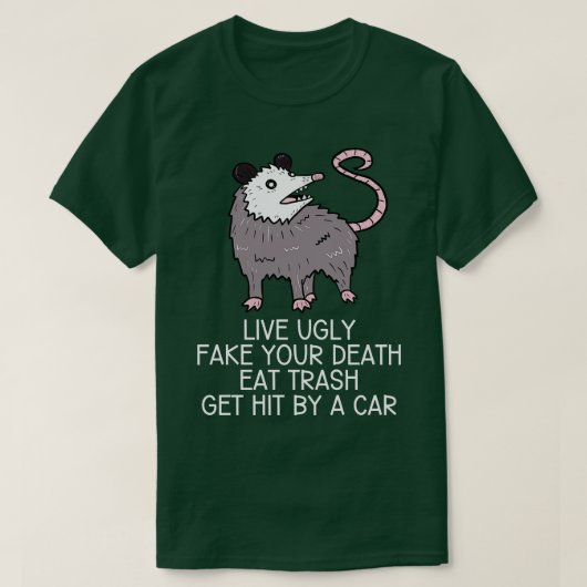 Opossum citaten 26 t-shirt (Design voorkant)