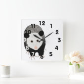 Opossum Clock Vierkante Klok (Huis)