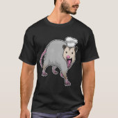 Opossum Cook Chef pet T-shirt (Voorkant)