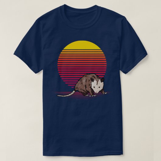 Opossum damp t-shirt (Design voorkant)