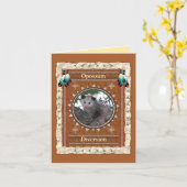 Opossum - Diversion - Custom Wenskaart Kaart (Gele Bloem)